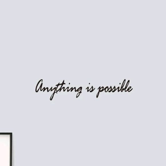 “Anything is Possible” Removable Wall Sticker Decal - Picture 3 of 7
